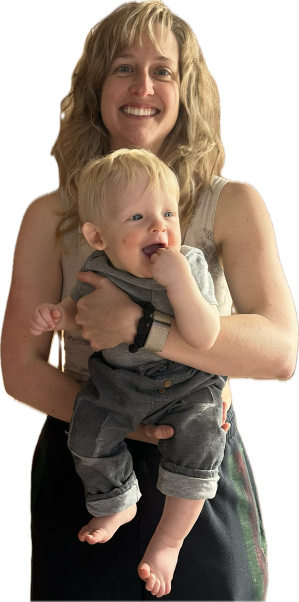 Ingrid Hartman with her son Griffin